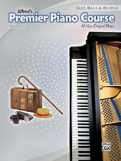 Front cover_Premier Piano Course - Jazz, Rags And Blues, Bk 6