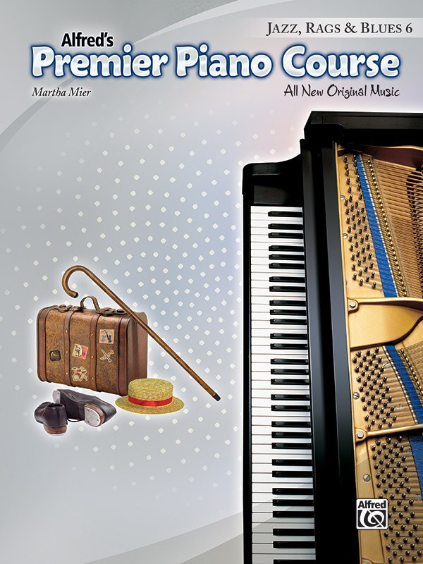 Front cover_Premier Piano Course - Jazz, Rags And Blues, Bk 6