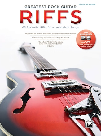 The Greatest Rock Guitar Riffs: Guitar TAB, Book and Online Audio/Software