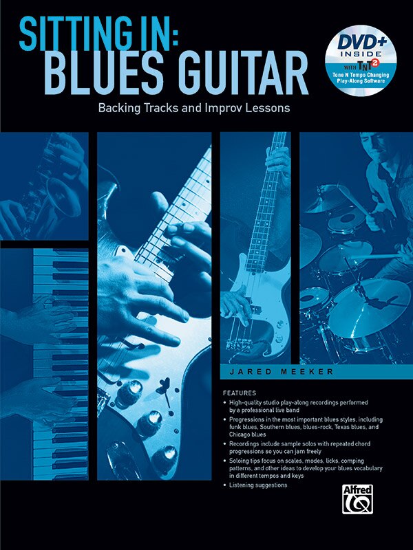 Front cover_Sitting In - Blues Guitar
