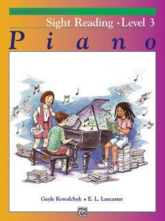 Front cover_Alfred's Basic Piano Library Sight Reading, Bk 3
