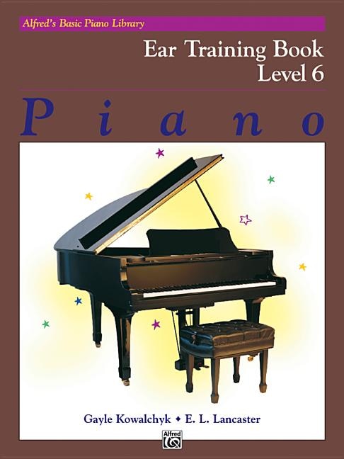 Front cover_Alfred's Basic Piano Library Ear Training, Bk 6