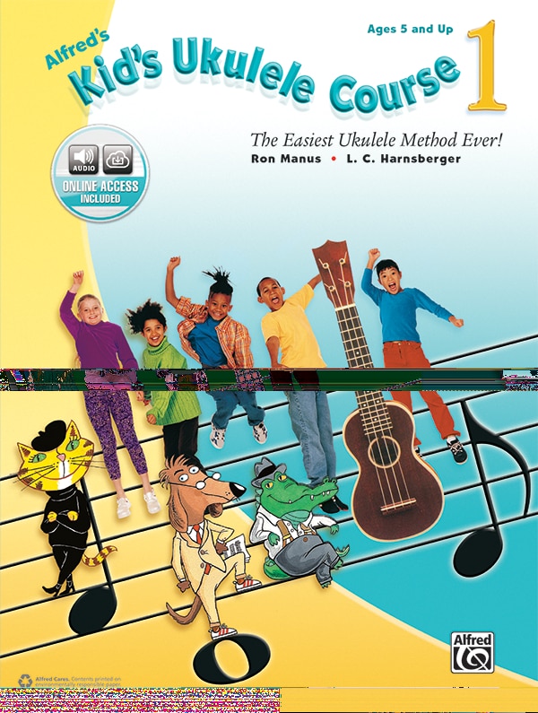 Front cover_Alfred's Kid's Ukulele Course 1