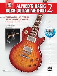 Front cover_Alfred's Basic Rock Guitar Method, Bk 2
