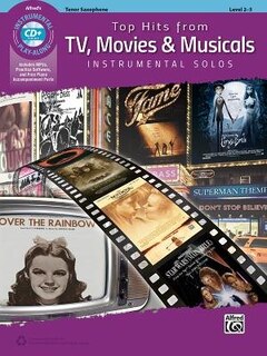Front cover_Top Hits From Tv, Movies And Musicals Instrumental Solos