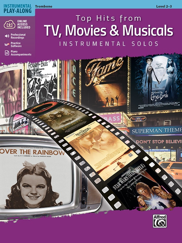 Front cover_Top Hits From Tv, Movies And Musicals Instrumental Solos