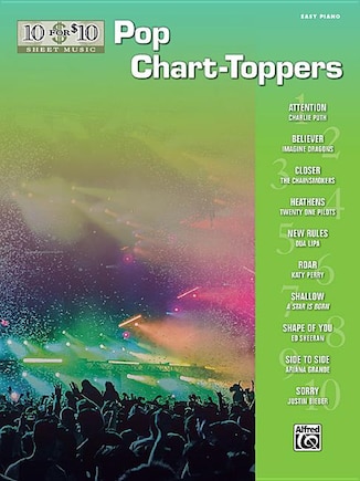 10 For 10 Sheet Music - Pop Chart-toppers