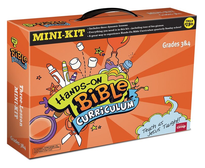 Front cover_Hands-on Bible Curriculum: 3-lesson Mini-kit For Grades 3 & 4