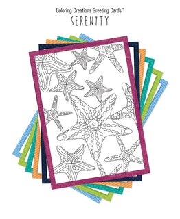 Couverture_Coloring Creations Greeting Cards: Serenity (pack Of 12)