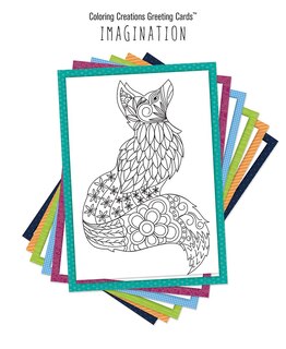 Front cover_Coloring Creations Greeting Cards™ - Imagination