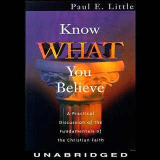 Couverture_Know What You Believe