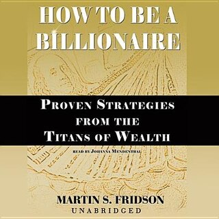 Couverture_How To Be A Billionaire