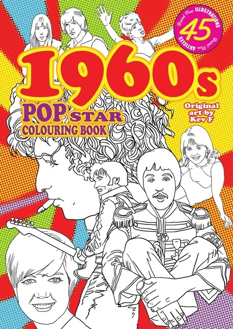 Couverture_1960s Pop Star Colouring Book