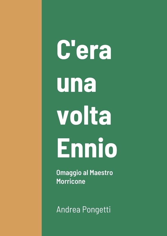 Front cover_C'era una volta Ennio