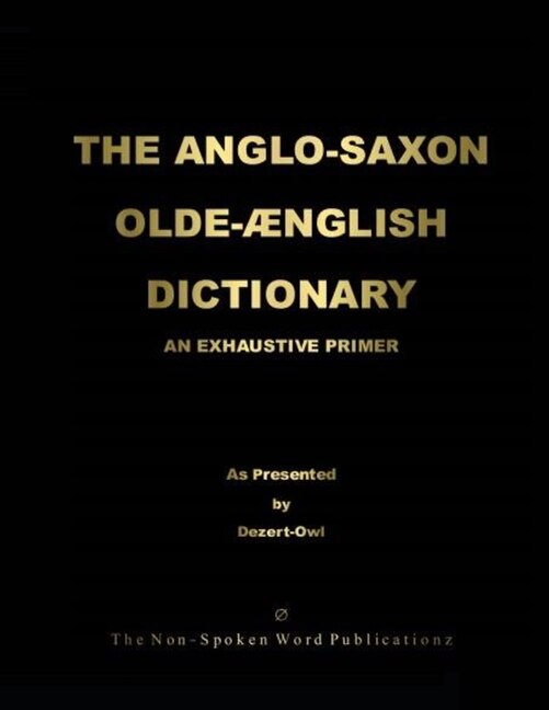 Couverture_THE ANGLO-SAXON OLD-ENGLISH DICTIONARY [Colour Format]