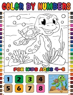 Front cover_Color by Numbers for Kids Ages 4-8