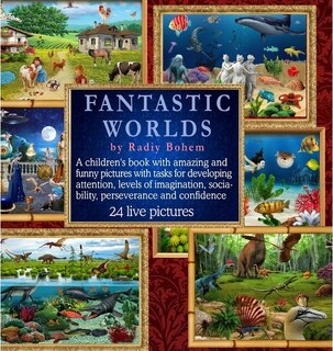 Front cover_Fantasy worlds. Funny pictures with tasks for development.