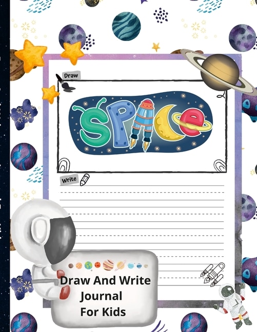Front cover_Space Draw And Write Journal For Kids