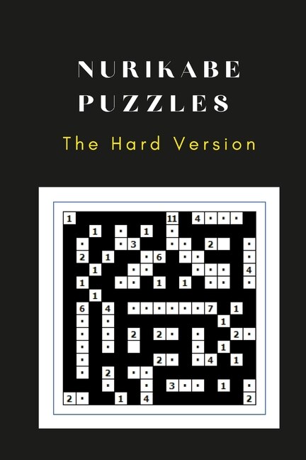 Front cover_Nurikabe Puzzles