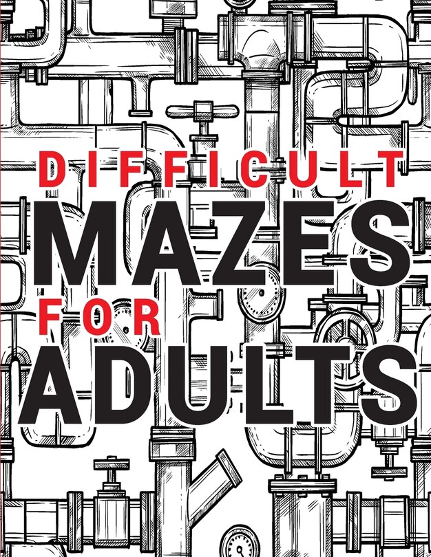 Front cover_Maze for Adults Difficult