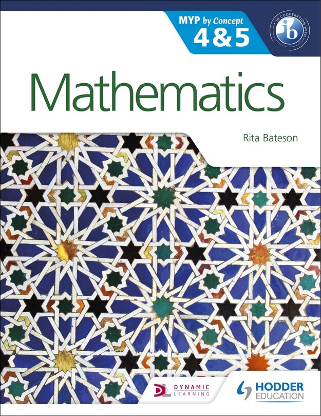 Front cover_Mathematics For The Ib Myp 4 & 5: By Concept