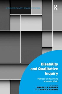Couverture_Disability And Qualitative Inquiry