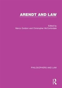 Front cover_Arendt And Law