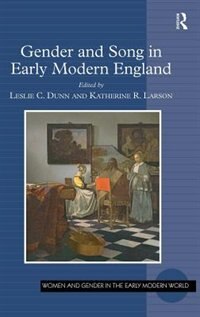 Front cover_Gender And Song In Early Modern England