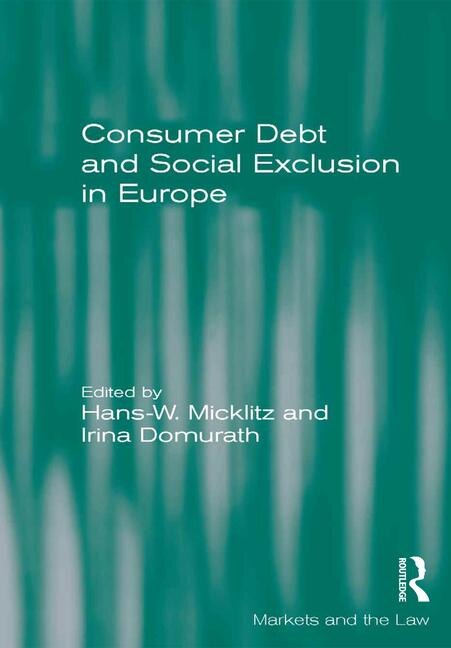 Front cover_Consumer Debt And Social Exclusion In Europe