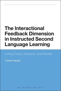 Front cover_The Interactional Feedback Dimension in Instructed Second Language Learning