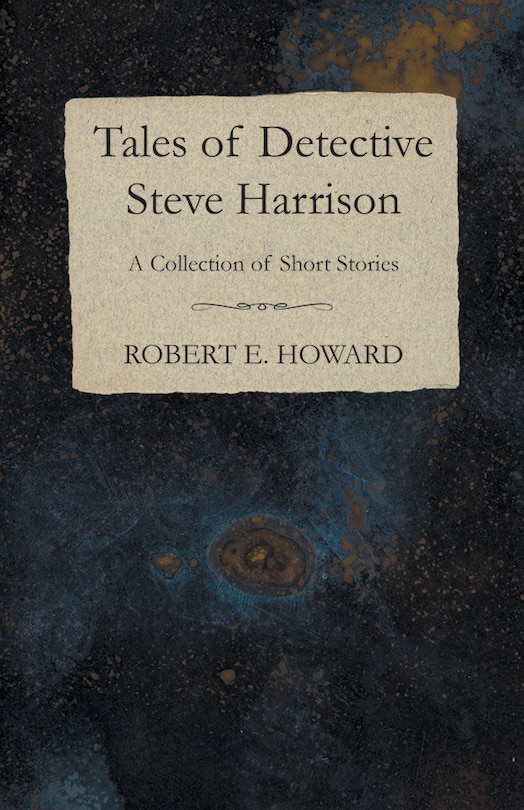 Couverture_Tales of Detective Steve Harrison (A Collection of Short Stories)