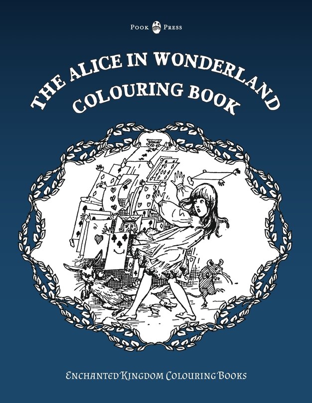 Front cover_The Alice in Wonderland Colouring Book