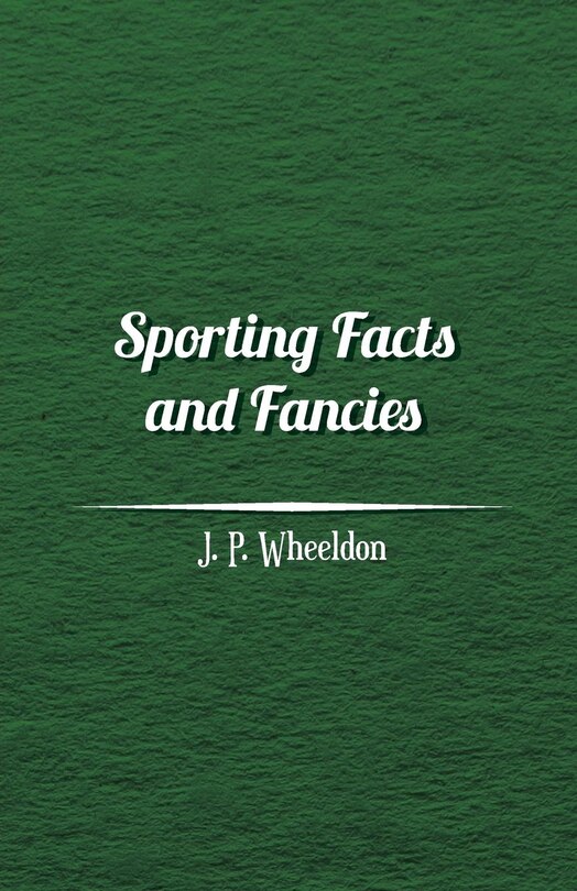 Couverture_Sporting Facts And Fancies