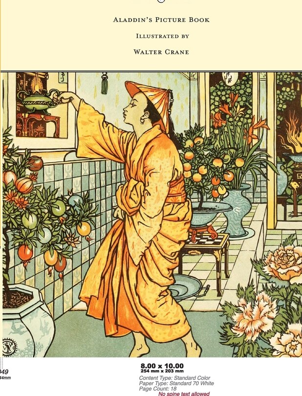 Front cover_Aladdin's Picture Book - Illustrated by Walter Crane
