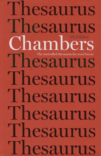 Couverture_The Chambers Thesaurus, 5th Edition