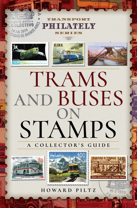 Couverture_Trams And Buses On Stamps
