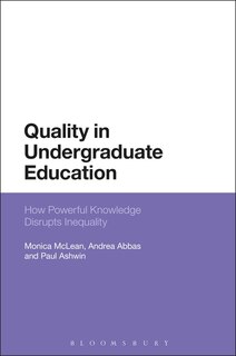 Front cover_Quality In Undergraduate Education