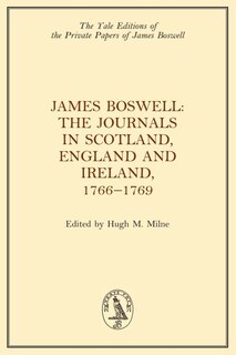 Couverture_James Boswell, The Journals in Scotland, England and Ireland, 1766-1769