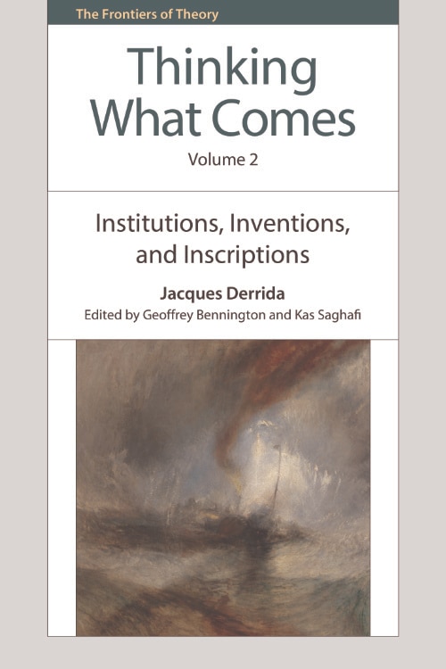 Front cover_Thinking What Comes, Volume 2