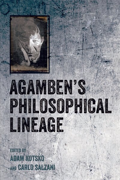 Couverture_Agamben's Philosophical Lineage