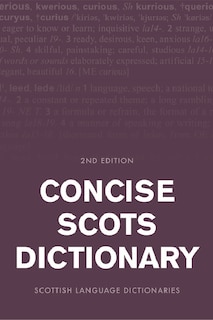 Front cover_Concise Scots Dictionary