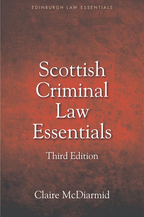 Front cover_Scottish Criminal Law Essentials