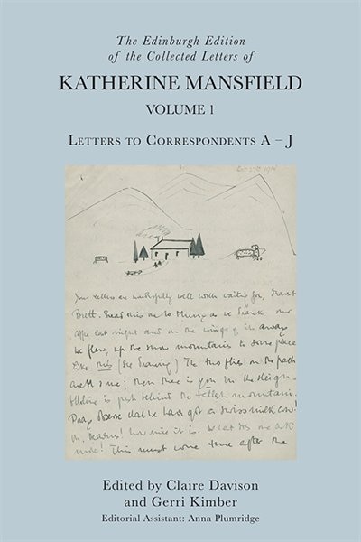 Couverture_The Edinburgh Edition of the Collected Letters of Katherine Mansfield, Volume 1