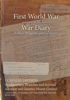 Front cover_1 CAVALRY DIVISION Headquarters, Branches and Services Adjutant and Quarter-Master General