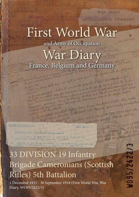 Front cover_33 DIVISION 19 Infantry Brigade Cameronians (Scottish Rifles) 5th Battalion
