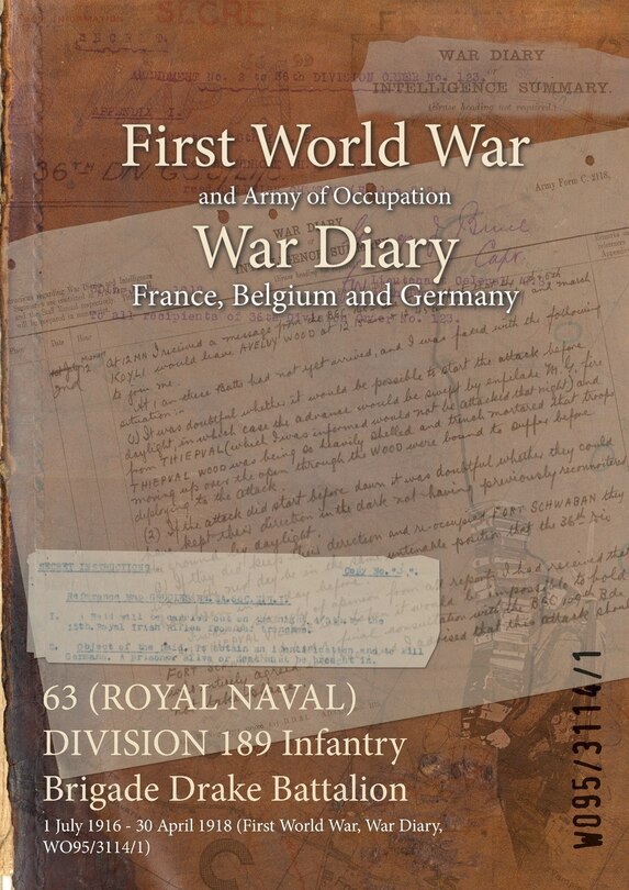 Couverture_63 (ROYAL NAVAL) DIVISION 189 Infantry Brigade Drake Battalion