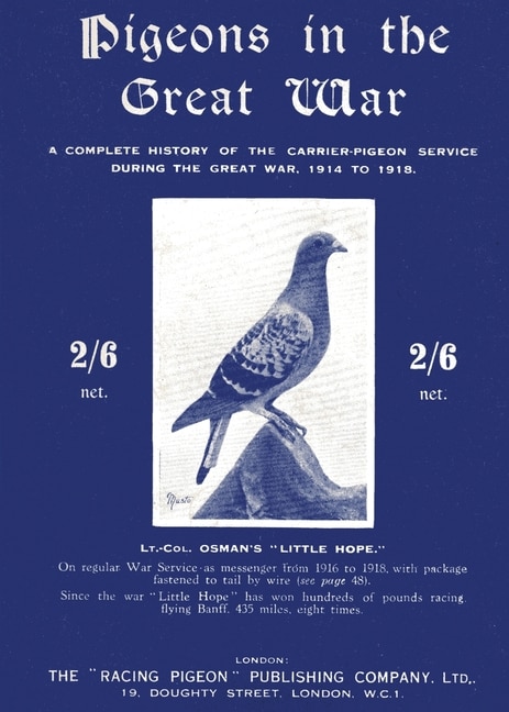Front cover_Pigeons in the Great War