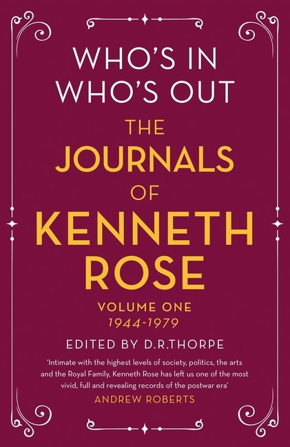 Couverture_Who's In, Who's Out: The Journals Of Kenneth Rose