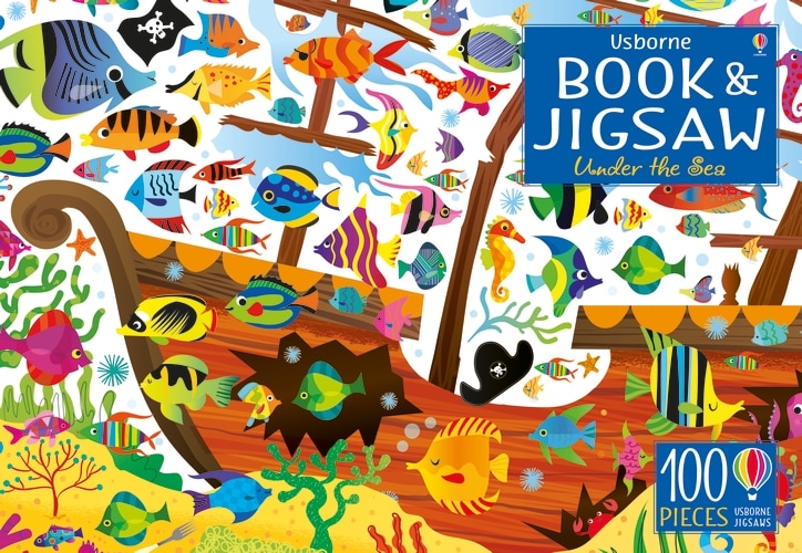 Front cover_An Usborne Jigsaw With A Book   Under The Sea