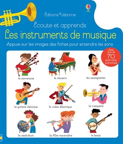 Couverture_&Eacute;coute et apprends les instruments de musique